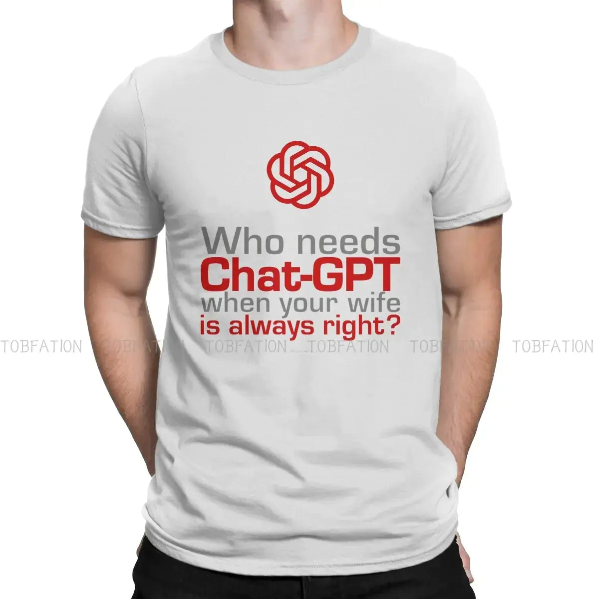 Funny Wife Hip Hop T-Shirt Chat GPT