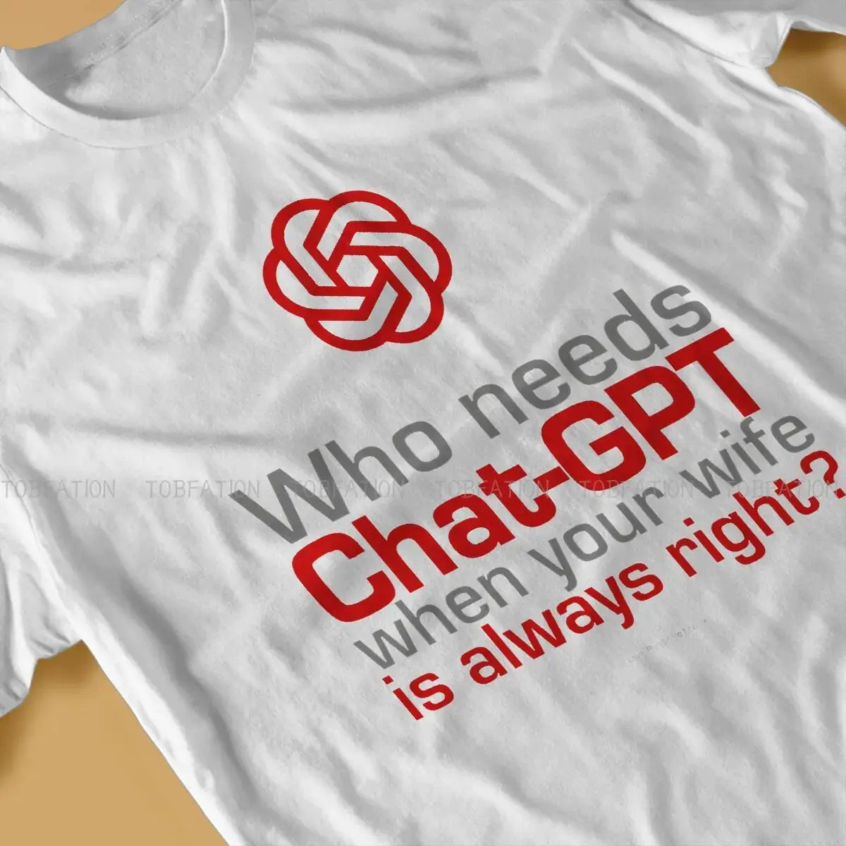 Funny Wife Hip Hop T-Shirt Chat GPT