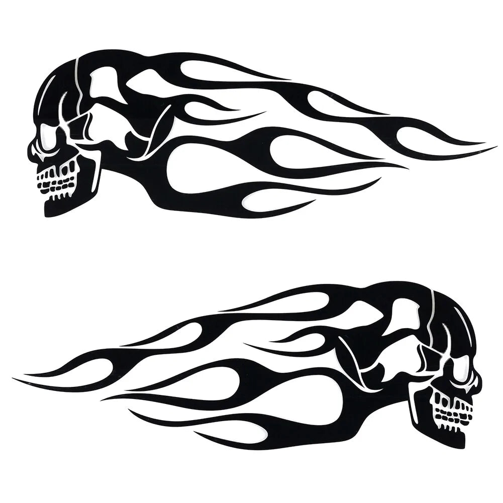 Skull Motorcycle Decals