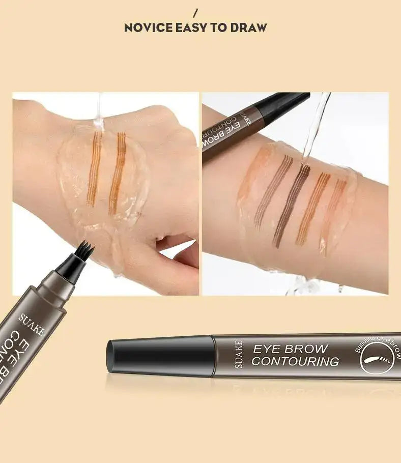 Professional 4-Fork Eyebrow Pencil Make-Up
