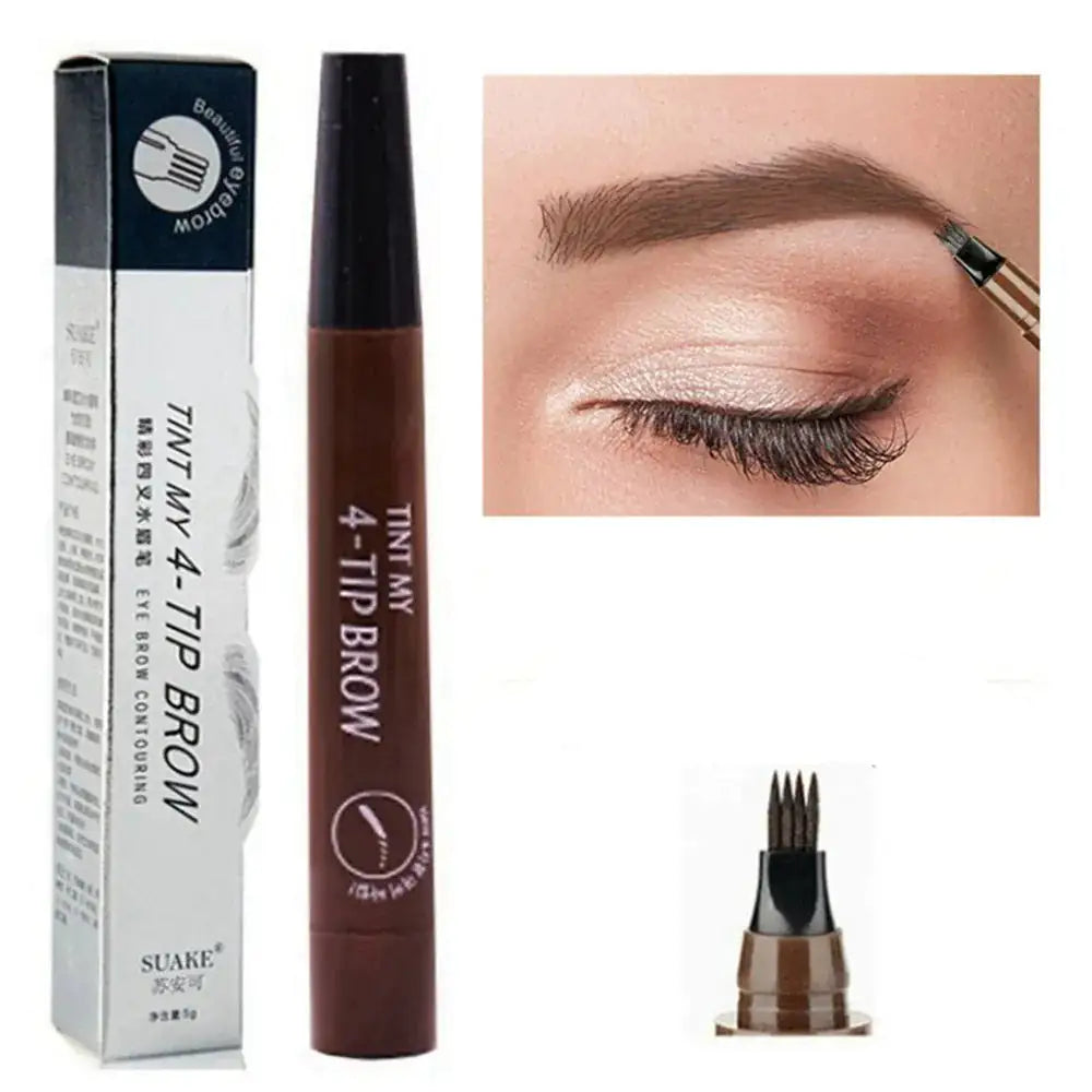 Professional 4-Fork Eyebrow Pencil Make-Up