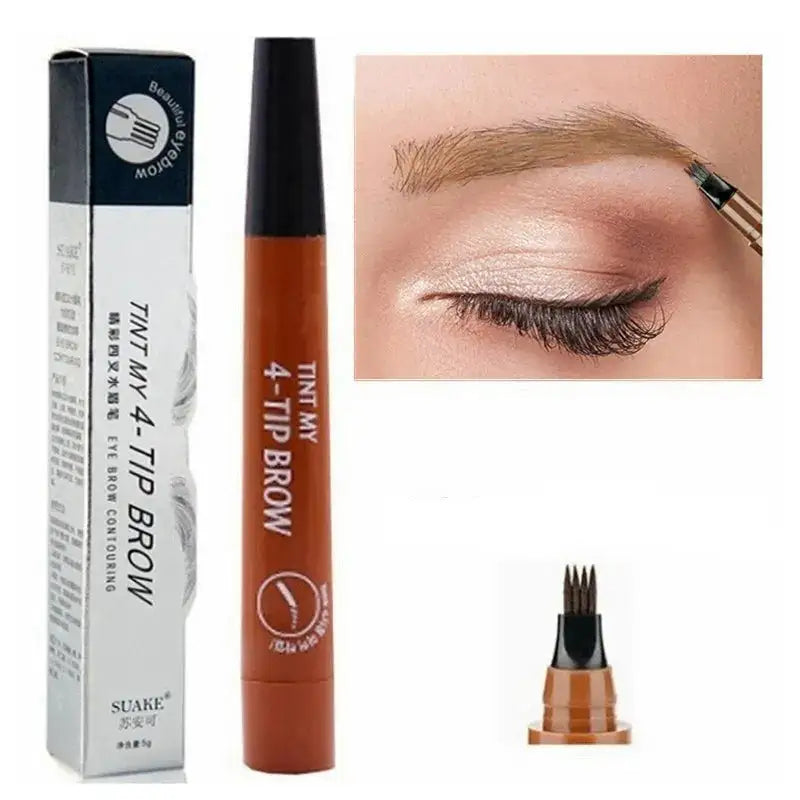Professional 4-Fork Eyebrow Pencil Make-Up