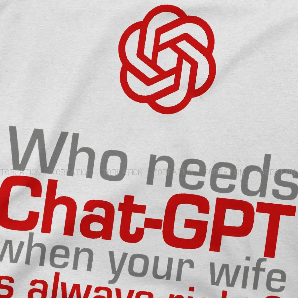 Funny Wife Hip Hop T-Shirt Chat GPT