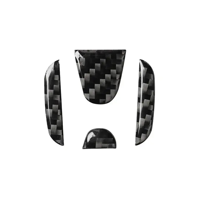 Honda Carbon Fiber Car Steering Wheel Sticker