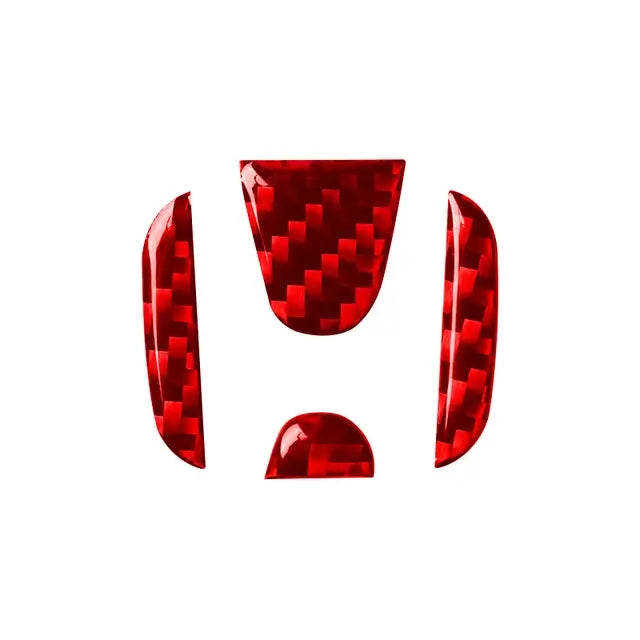 Honda Carbon Fiber Car Steering Wheel Sticker