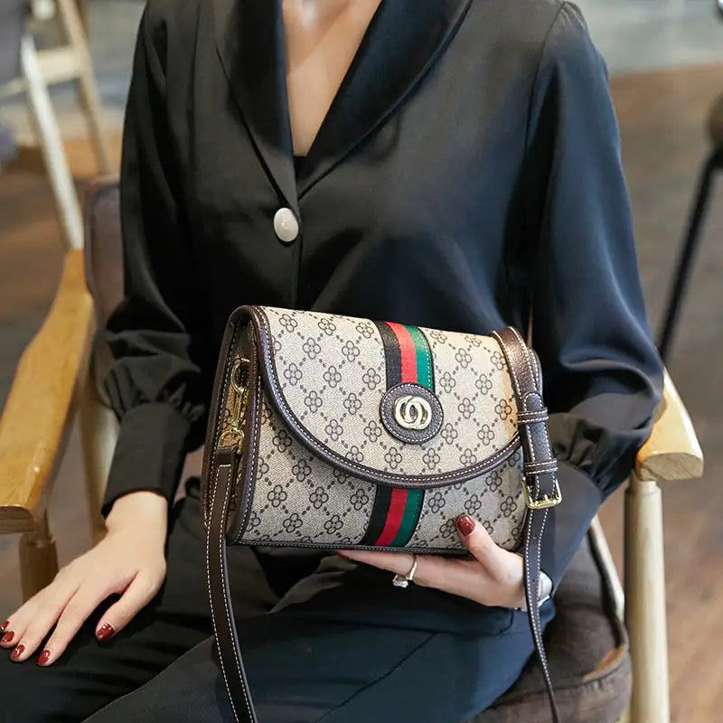 Luxury Designer Canvas Shoulder Bag