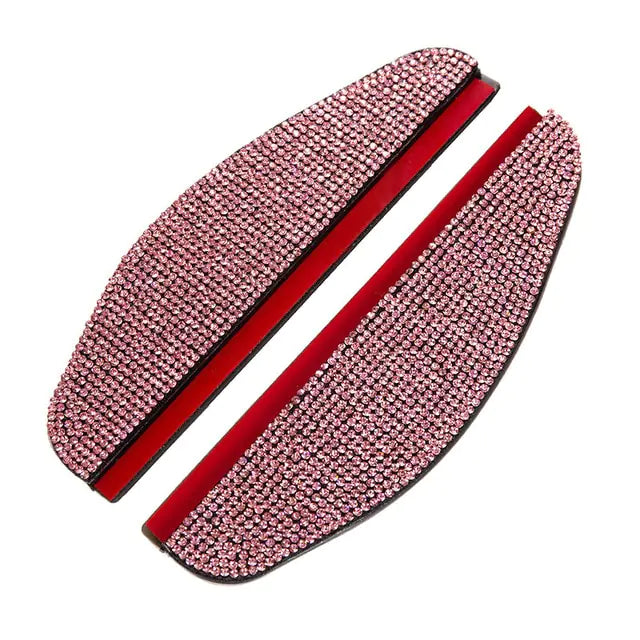 Universal Car Rearview Mirror Carbon Fiber Rain Cover