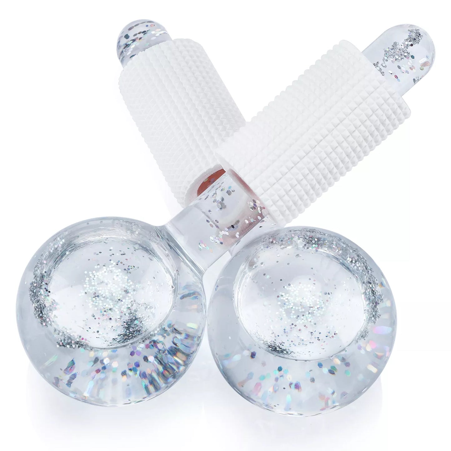 Facial Cooling Globes - Crystal Roller Balls for Face and Eye Massage, Skin Care