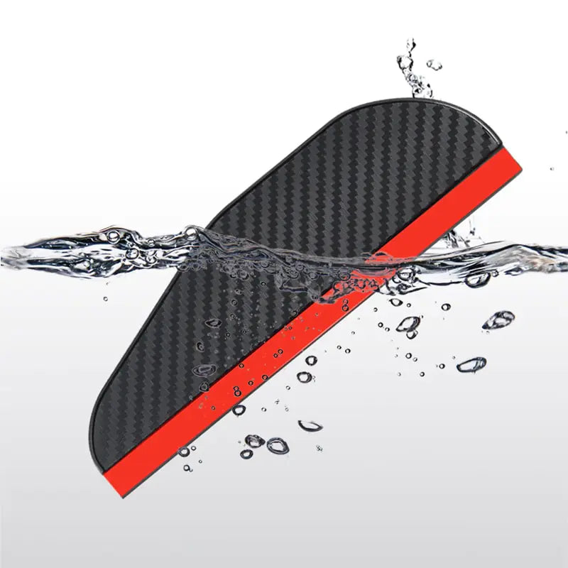 Universal Car Rearview Mirror Carbon Fiber Rain Cover