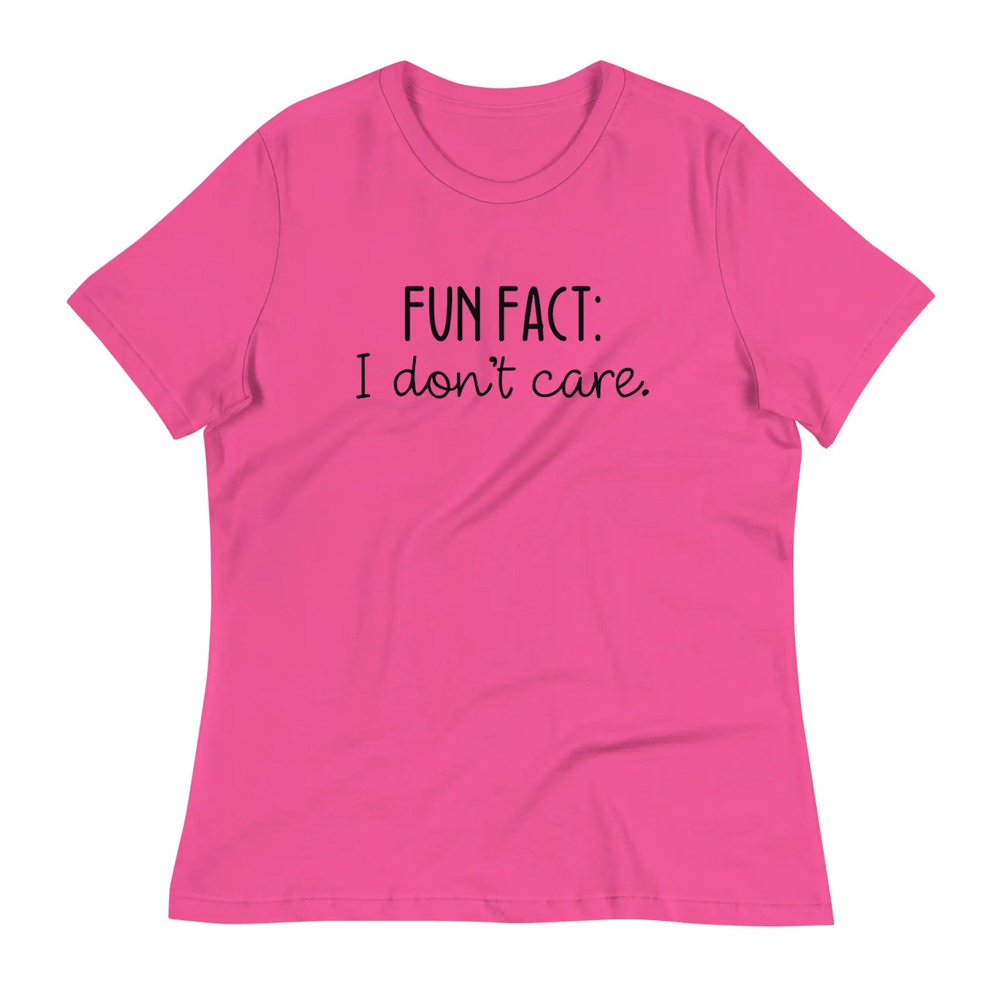 Funny 'Fun Fact: I Don't Care' T-Shirt