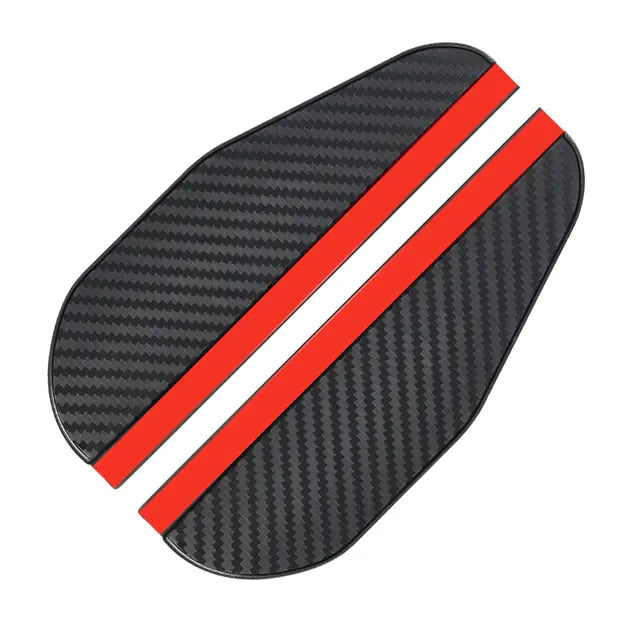 Universal Car Rearview Mirror Carbon Fiber Rain Cover