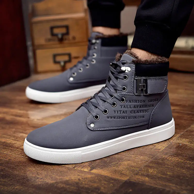 Men's Fashion Warm Fur Winter Men Boots