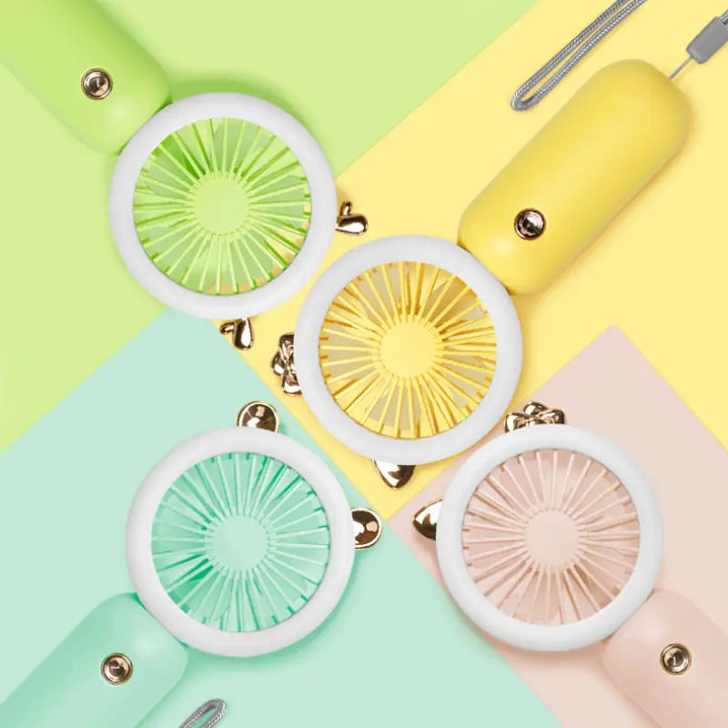 Handheld Pocket Fans USB Charging