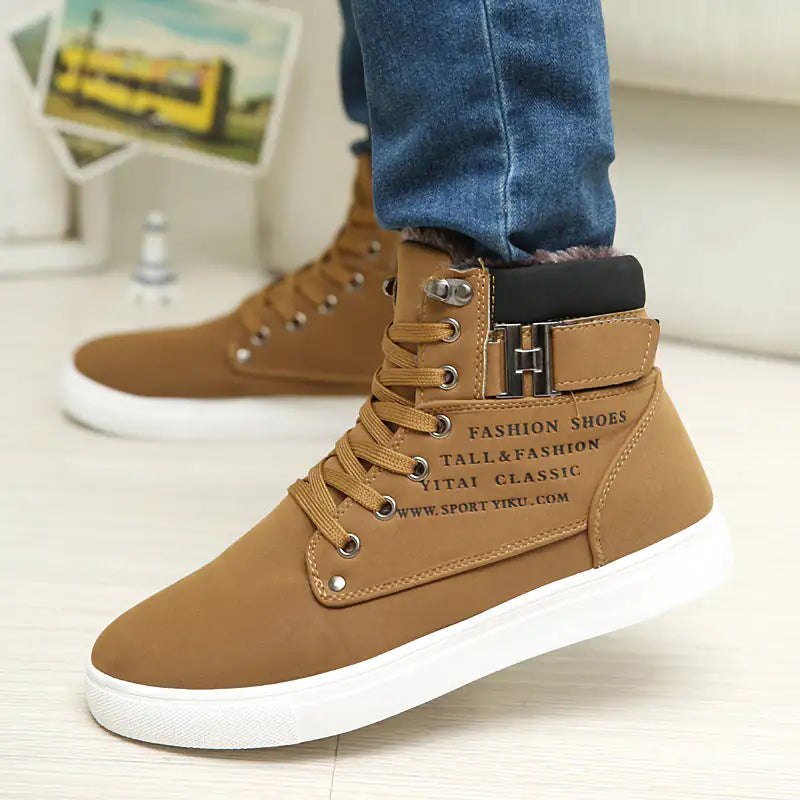 Men's Fashion Warm Fur Winter Men Boots