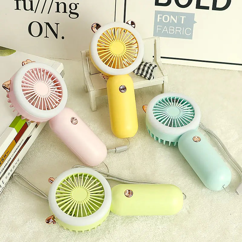 Handheld Pocket Fans USB Charging