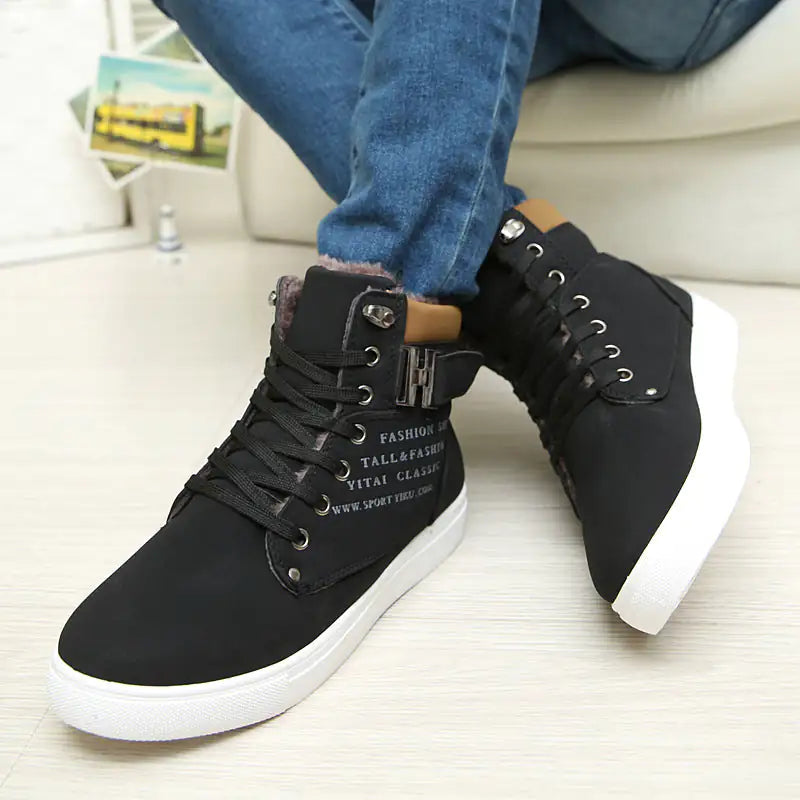 Men's Fashion Warm Fur Winter Men Boots