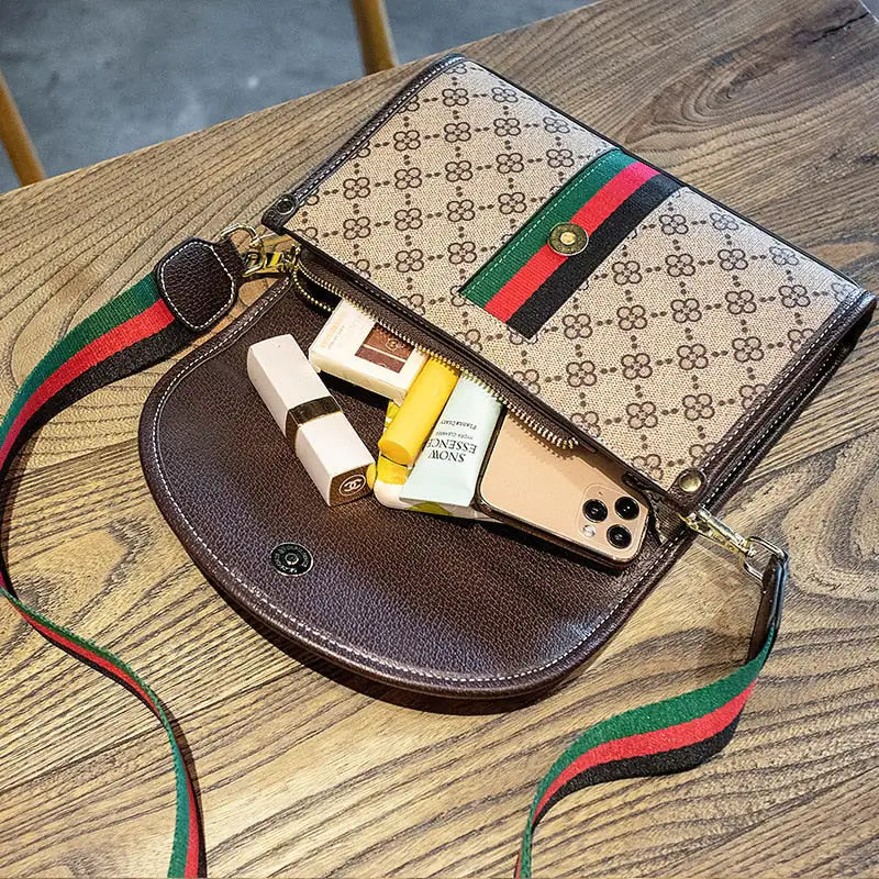 Luxury Designer Canvas Shoulder Bag