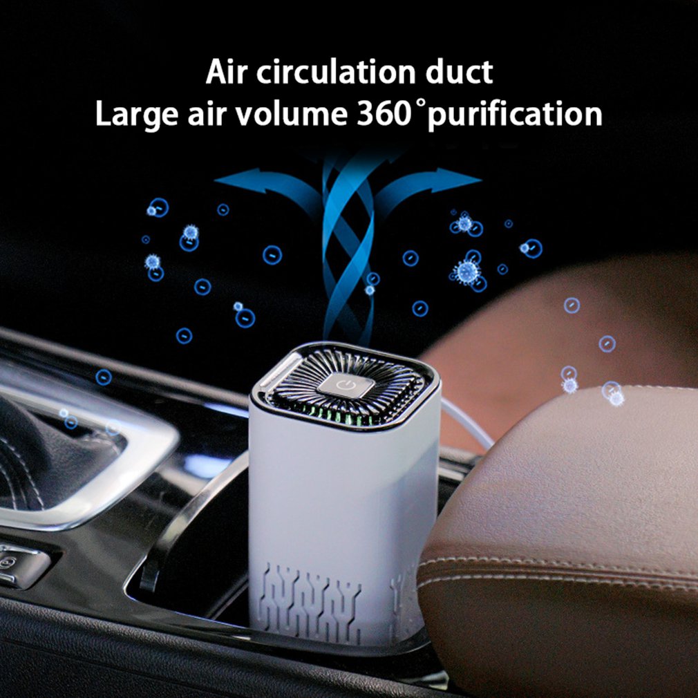 🚗 Car Air Purifier – Portable Negative Ion Generator
