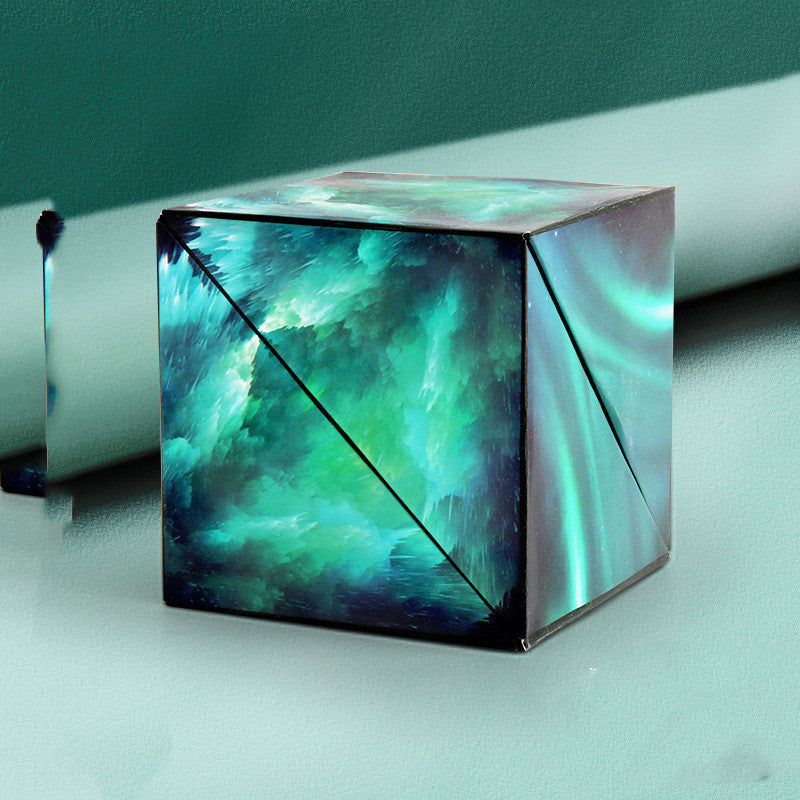 🧩 Solid Geometry Variable Magnetic Rubik’s Cube – Creative Puzzle Toy