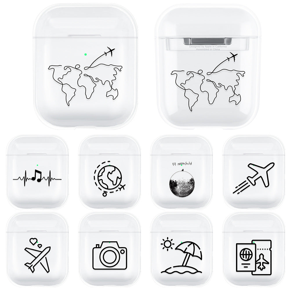 🎧 Protective Cover Storage Box – Compatible with Apple AirPods