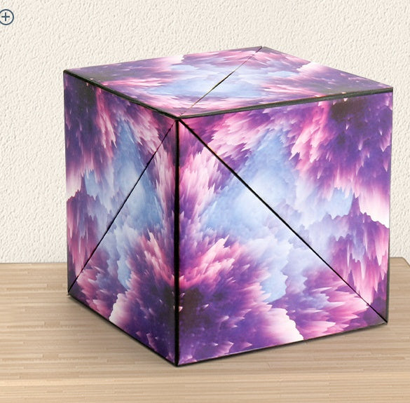 🧩 Solid Geometry Variable Magnetic Rubik’s Cube – Creative Puzzle Toy