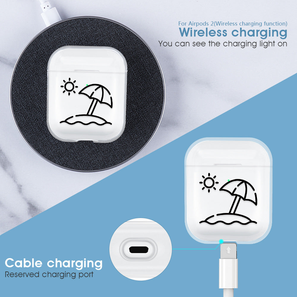 🎧 Protective Cover Storage Box – Compatible with Apple AirPods