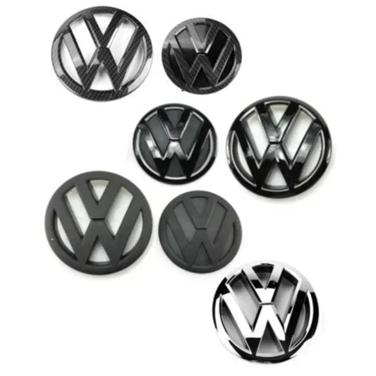 VW Grille Emblem and Rear Trunk Badges