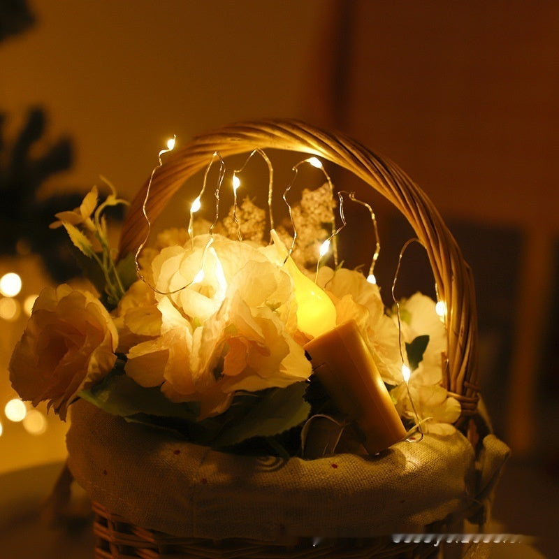 ✨ LED Candle Bottle Stopper – Flashing Light Strip