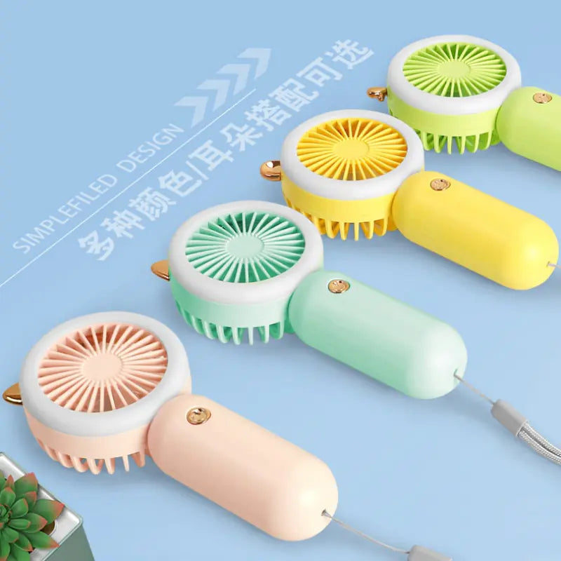 Handheld Pocket Fans USB Charging