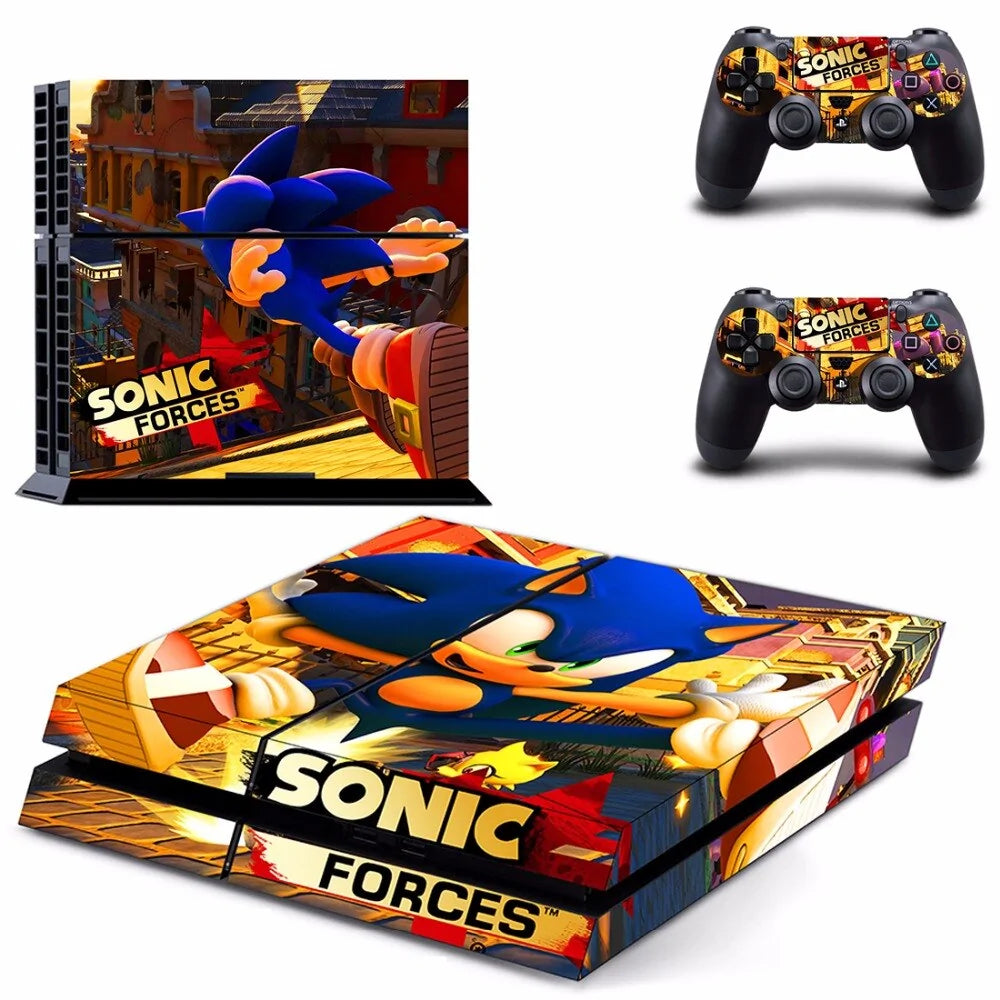 PS4 Sonic Forces Skin Sticker for Console & Controller