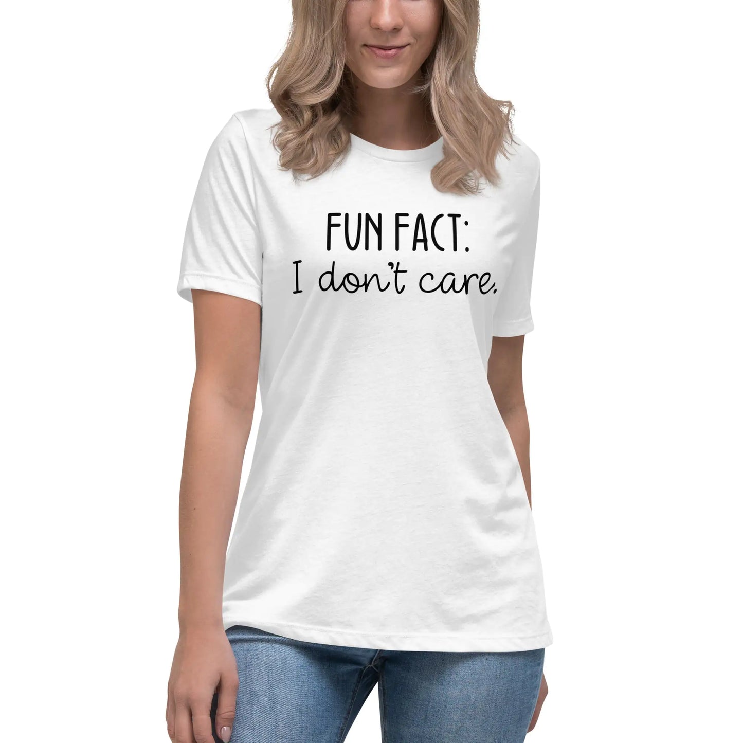 Funny 'Fun Fact: I Don't Care' T-Shirt