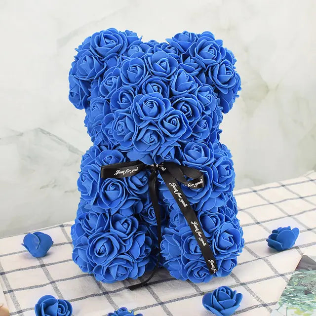 Artificial Flower Rose Bear - Great Gift!