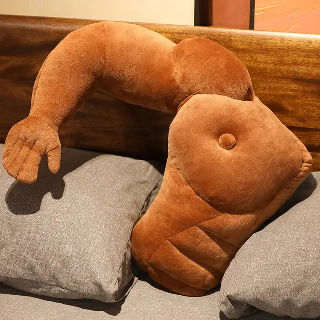 Funny Simulation Muscle Boyfriend Pillow