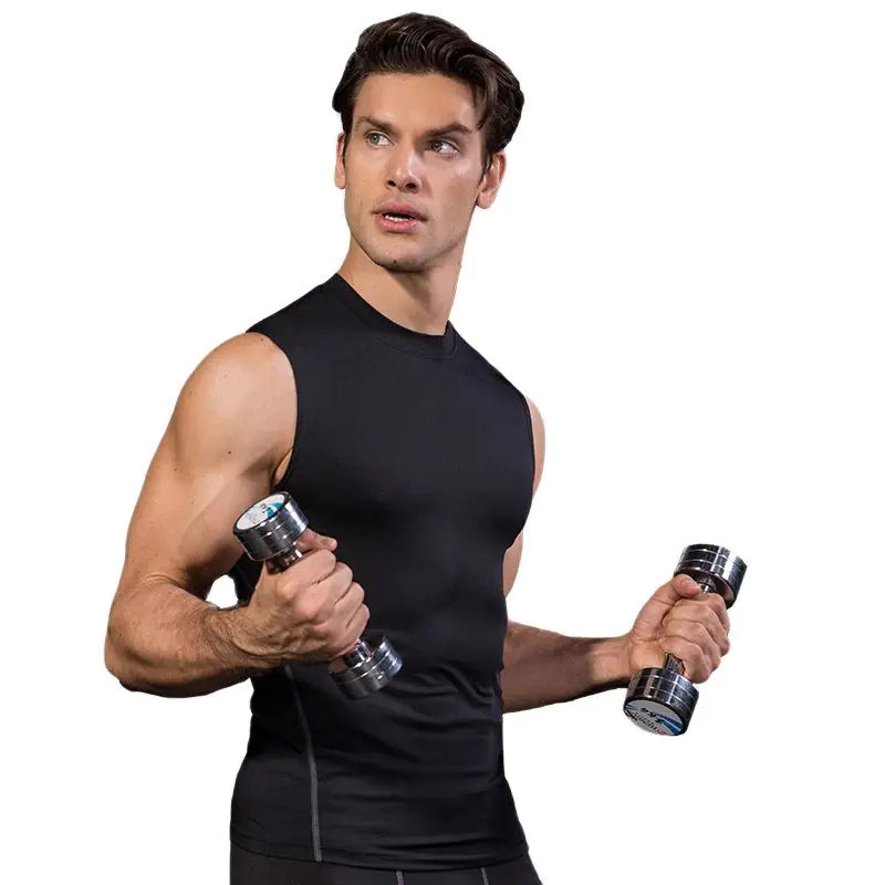 Men Compression Sport Tight Tank