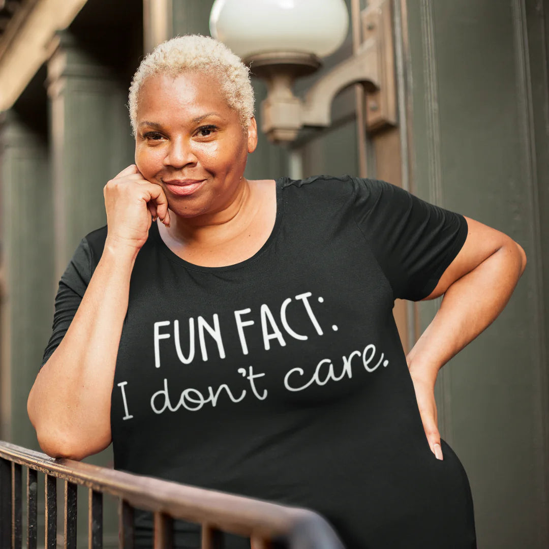 Funny 'Fun Fact: I Don't Care' T-Shirt