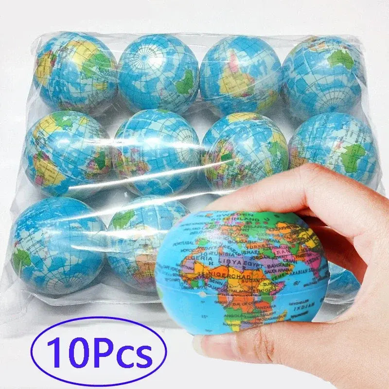 10 pack - Foam Squeeze anti-stress Balls