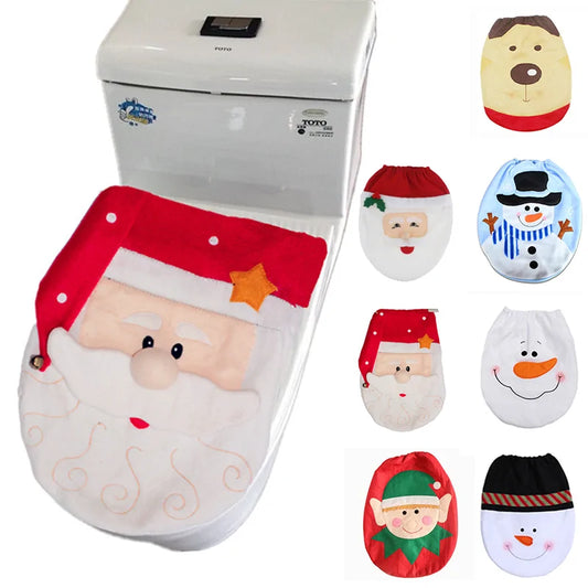 Santa Claus Toilet Lid Cover