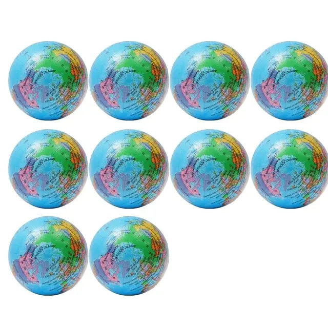 10 pack - Foam Squeeze anti-stress Balls