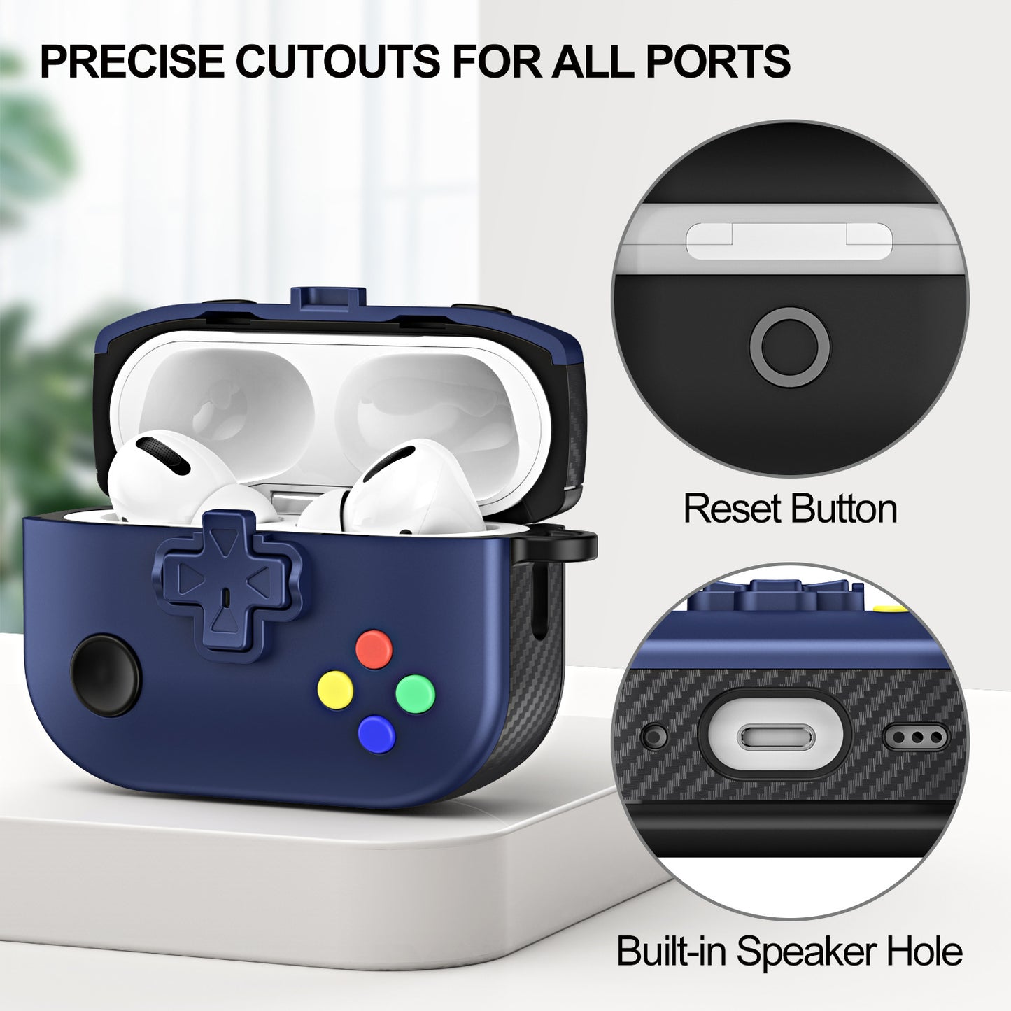 🎮 Protective Gaming AirPods Case – Ultimate Gamer Shield
