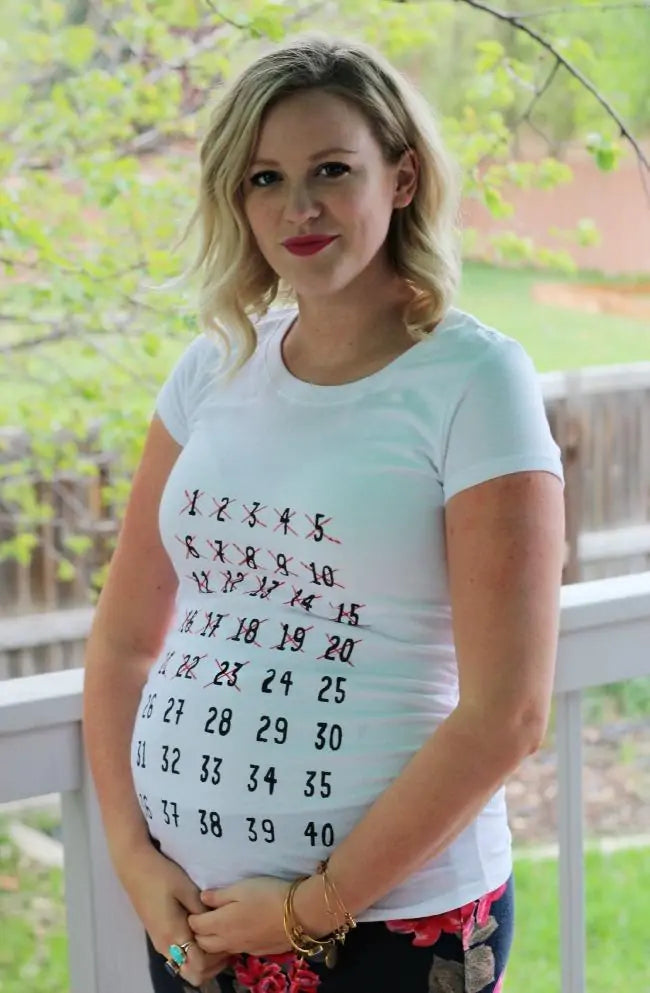 Funny Baby Countdown Maternity Shirt