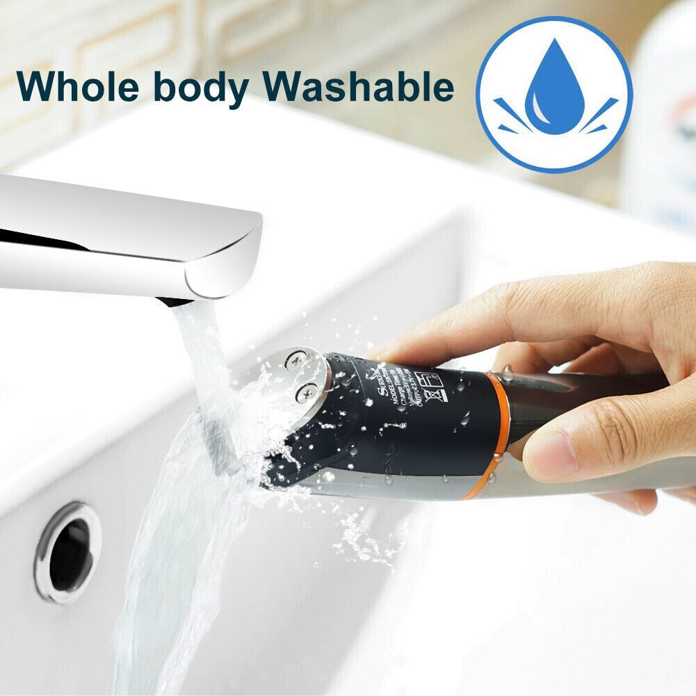 ✂️ Professional Hair Clippers & Cordless Beard Trimmer Set