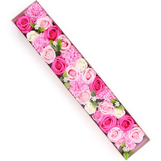 🎀 Extra Long Soap Flower Box – Baby Blessings (Pinks)