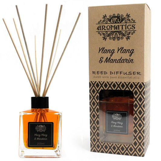 🌼 200ml Ylang Ylang & Mandarin Essential Oil Reed Diffuser