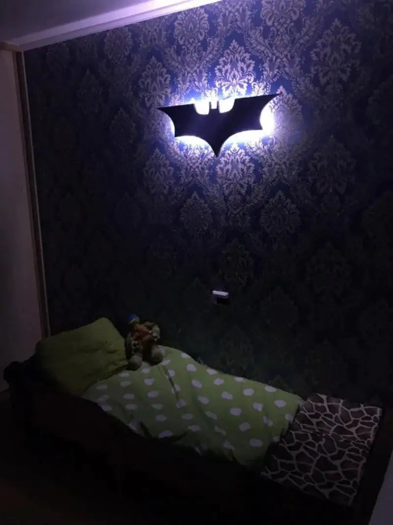 BATMAN 40cm Cool LED Wall Lights Logo Lamp