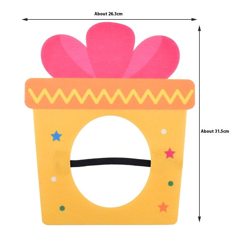 🎂 INS Style Cake Headgear Hat – Funny Selfie Prop & Party Decoration