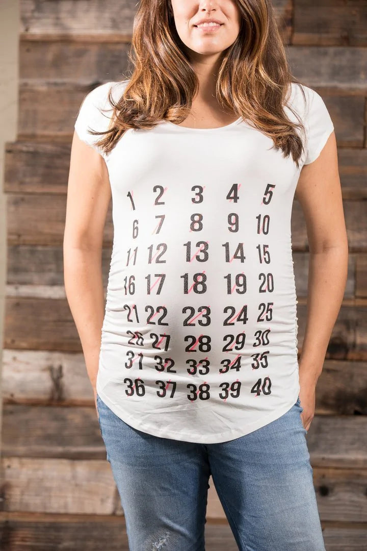 Funny Baby Countdown Maternity Shirt