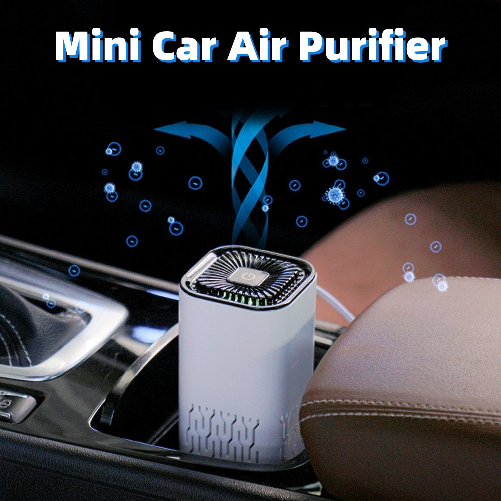 🚗 Car Air Purifier – Portable Negative Ion Generator