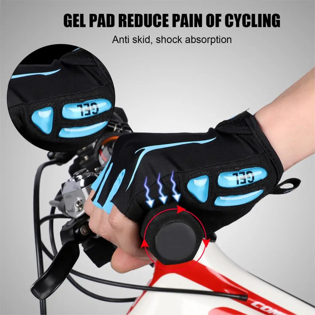 Half Finger Anti Slip Shockproof Cycling Gloves