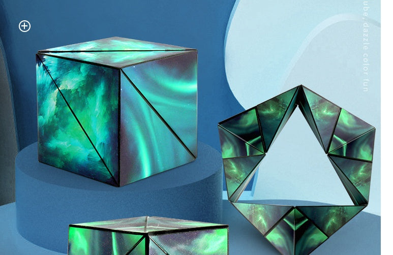 🧩 Solid Geometry Variable Magnetic Rubik’s Cube – Creative Puzzle Toy