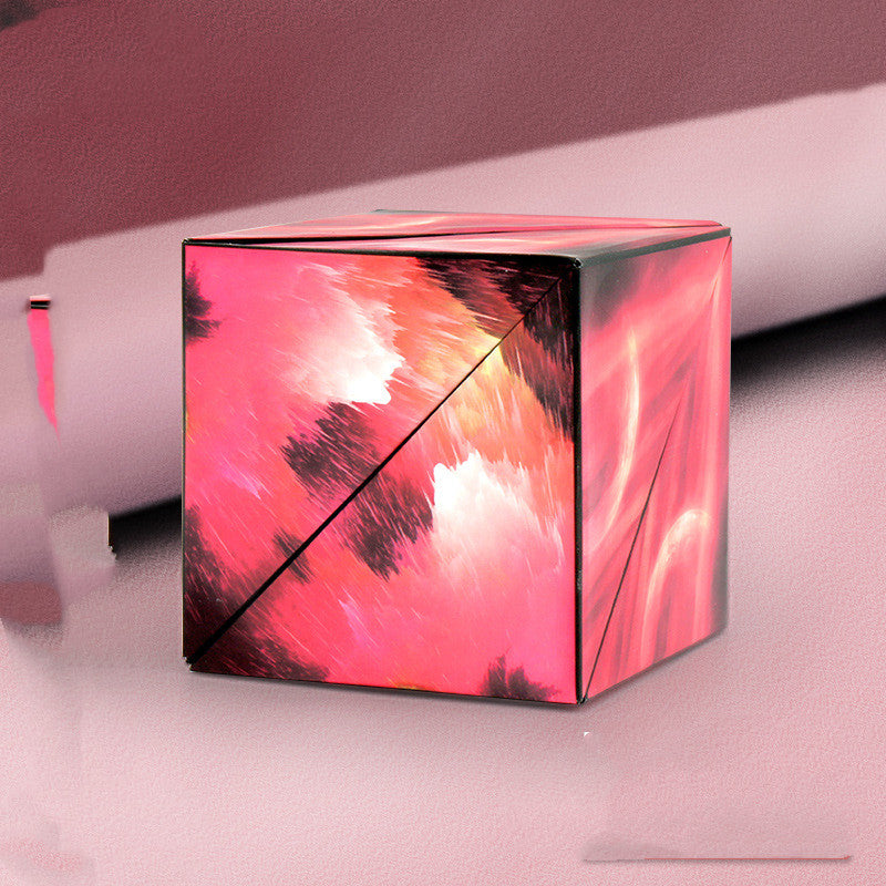 🧩 Solid Geometry Variable Magnetic Rubik’s Cube – Creative Puzzle Toy